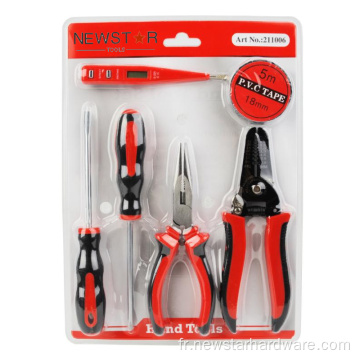 Kit d&#39;outils 6PCS dans l&#39;ensemble d&#39;outils de supermarché blister